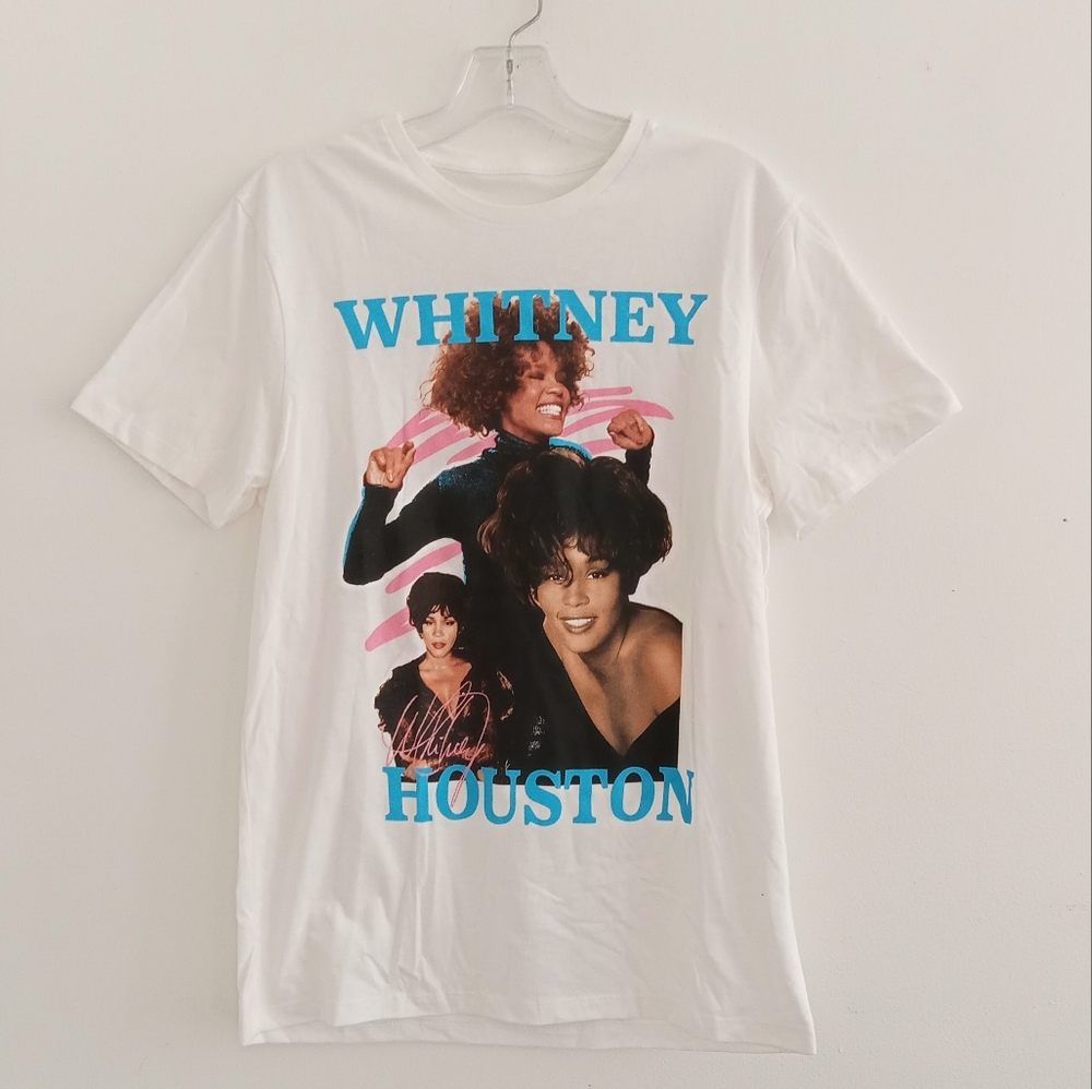 Whitney Houston Graphic T-Shirt Tee Top